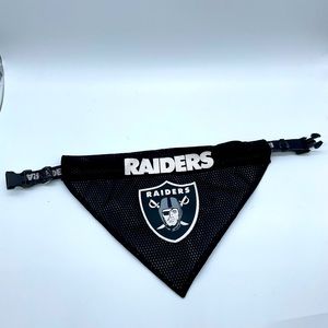 Pets First NFL Reversible Dog Bandana + Pets First NFL Nylon Dog Collar